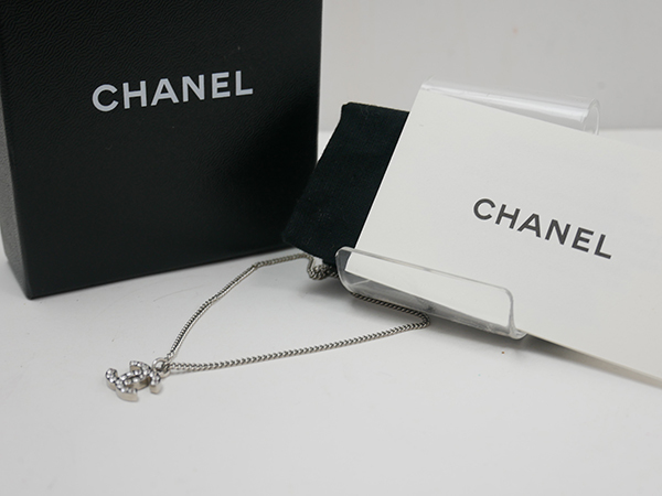 CHANEL シャネル ココマーク ストーンネックレス